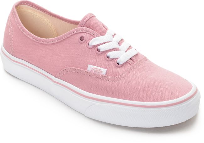 pink van sneakers